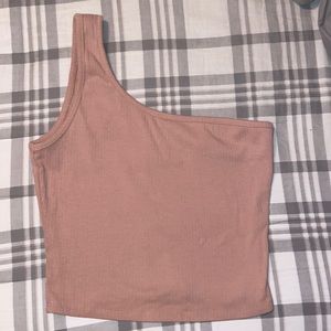 One shoulder tank top